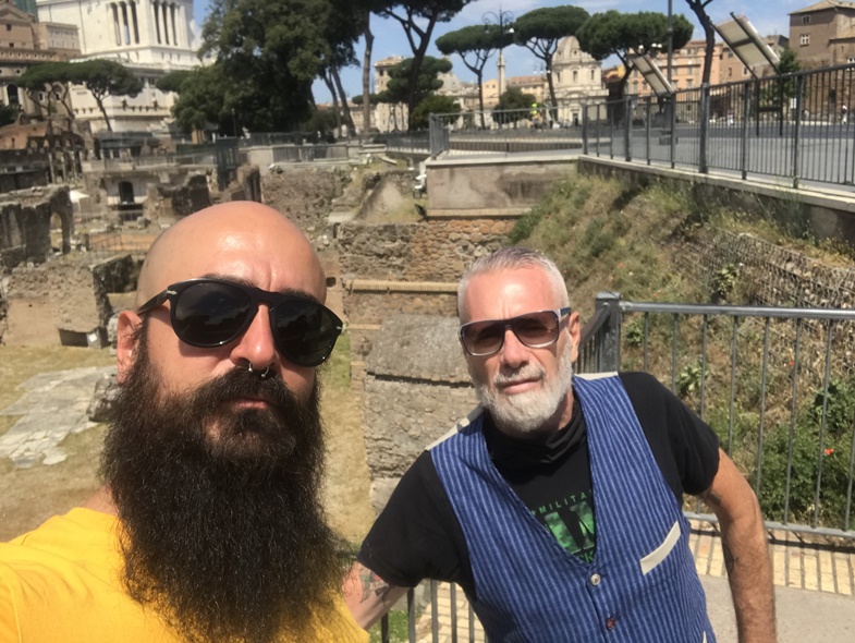Roma - Daniele e Mauro ai fori imperiali