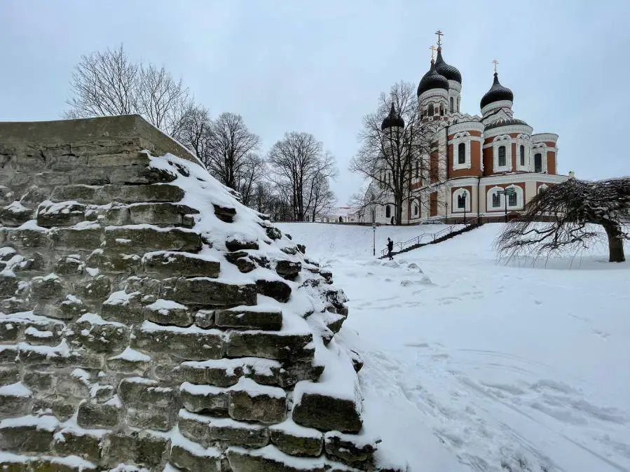 Estonia e Finlandia in inverno